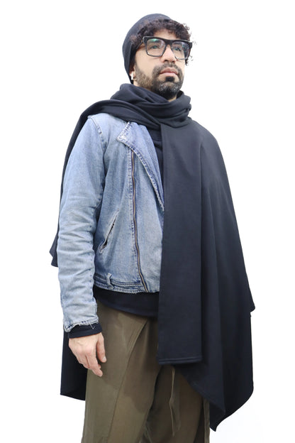 CAPA KAI GORRO | ALGODÓN NEGRO